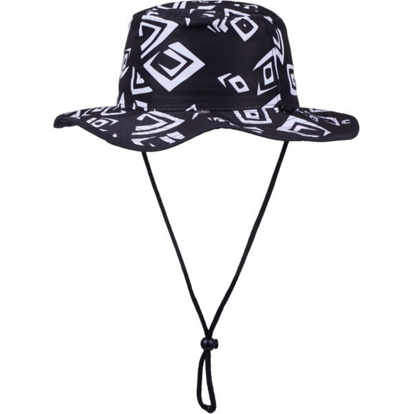 2026 Quiksilver Junior Know It All Safari Hat AQBHA03556 - Black Tribal Tag